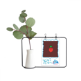 thumbnail image 1 of Jarrones colgantes de vidrio transparente Decoración Botella, 1 of 4