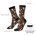 thumbnail image 4 of Bingfone Compression Socks for Women and Men Long Socks for Running Athletic Cycling Nurse- Autumn Fox, 4 of 6