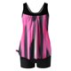 thumbnail image 4 of Modesto Trajes de Baño para las Mujeres Multicolor Gradiente Impresión de Espalda Recorte, Pantalones Cortos de Cintura Alta Y Sling Top para la Playa, la Piscina Y las Vacaciones, 4 of 6