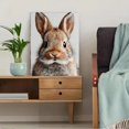 thumbnail image 5 of Custom Name Bunny Rabbit Nursery Canvas Print, Baby Boy Animal Kids Bedroom Home Wall Decor Art, 5 of 8