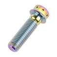 thumbnail image 4 of Wanyifa Titanium Flange Hex Head Bolt M10 20 25 30 35 40 45 50 55 60 65 70 75 80 85 90mm Screws,M10x35mm Pitch 1.25mm,Rainbow,4 Pcs, 4 of 6