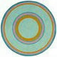 thumbnail image 2 of Ripples 5'4" Round Area Rug In Color Teal, 2 of 2