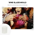 thumbnail image 6 of LITINKIMI Family Gathering Shot Glass Molds White Silicone 1 Set 10Pcs 2.0x1.8x1.8in, 6 of 6
