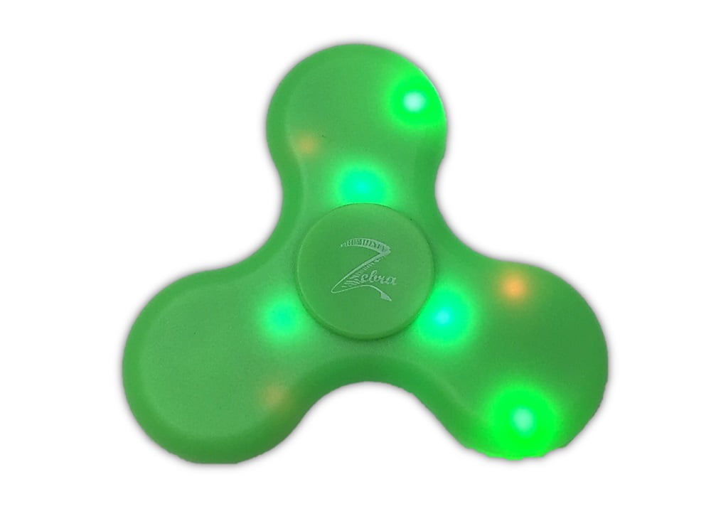 US SELLER GREEN LED Fidget Spinner With Bluetooth Speaker 