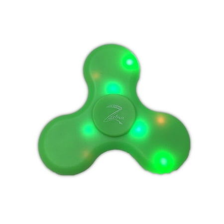 Bluetooth Speaker LED Light Switch Rechargeable Fidget Spinner Toys (Green)