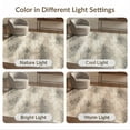 thumbnail image 7 of ODIKA 8'x10' Washable Area Rug Brushstroke Distressed Vintage Tonal Faded Interlocking Abstract Flowing Dynamic for King Size Bedroom Under Bed, Master Suite, Non-Shedding, Easy Care, 7 of 7
