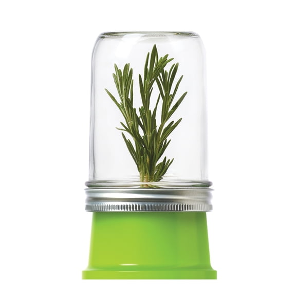 Jarware Herb Saver Tapa Para Tarros Mason De Boca Ancha, Color Verde
