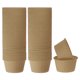 thumbnail image 1 of 100pcs 3.5oz Moldes para Magdalenas de Papel de Tamaño Estándar Envoltorios Antiadherentes Desechables para Bodas Cumpleaños Navidad Postres Natural, 1 of 6