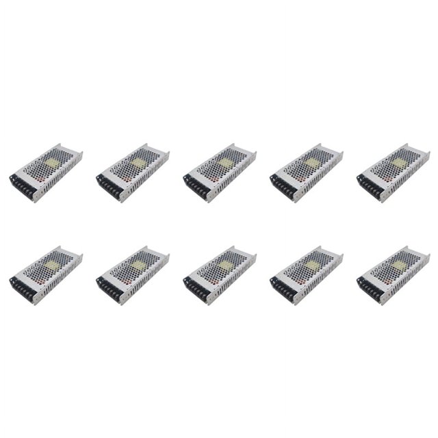 10X 5V 40A 200W Ultra-Thin Switching Power Supply Electronic Screen LED Display Power Supply
