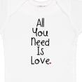 thumbnail image 4 of Inktastic All You Need is Love Boys or Girls Baby Bodysuit, 4 of 5