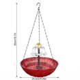 thumbnail image 3 of LQPWZU Hanging Solar Bird Bath Fountain, Solar Powered Cascading Outdoor Water Fountain, Hanging Bird Bath with Flowing Water, Decorative Garden Yard Patio Bird Bath Fountain, 3 of 6