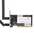 thumbnail image 2 of Tarjeta de red inalámbrica AR9220 300M PCI para computadora de escritorio Adaptador WiFi de banda dual de 2,4/5 GHz, 2 of 5