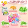 thumbnail image 2 of Kit de Ramo de Flores de Tela DIY Kufanda con 36 Flores para Niños, 2 of 6