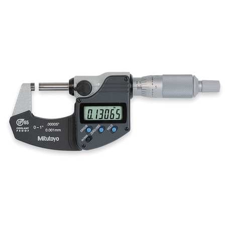 Mitutoyo Micrometer Set - Mitutoyo Electronic Digital Micrometer, 293-340-30