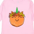 thumbnail image 4 of Inktastic Pumpkin Unicorn for Halloween and Thanksgiving Boys or Girls Long Sleeve Toddler T-Shirt, 4 of 5