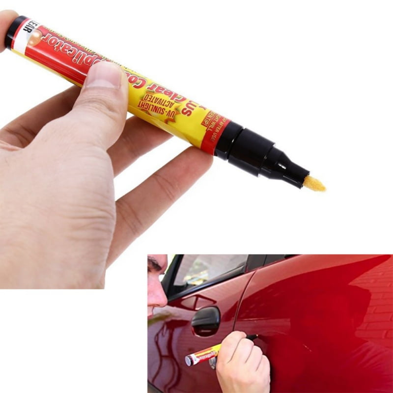 NEW! 2 PC Black Auto Car Scratch Repair Pen Touch Up Paint Pen USA Seller 