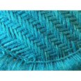 thumbnail image 2 of Natural Geo Moray Accent Stool (Set of 2) - Handwoven Teal, 2 of 4