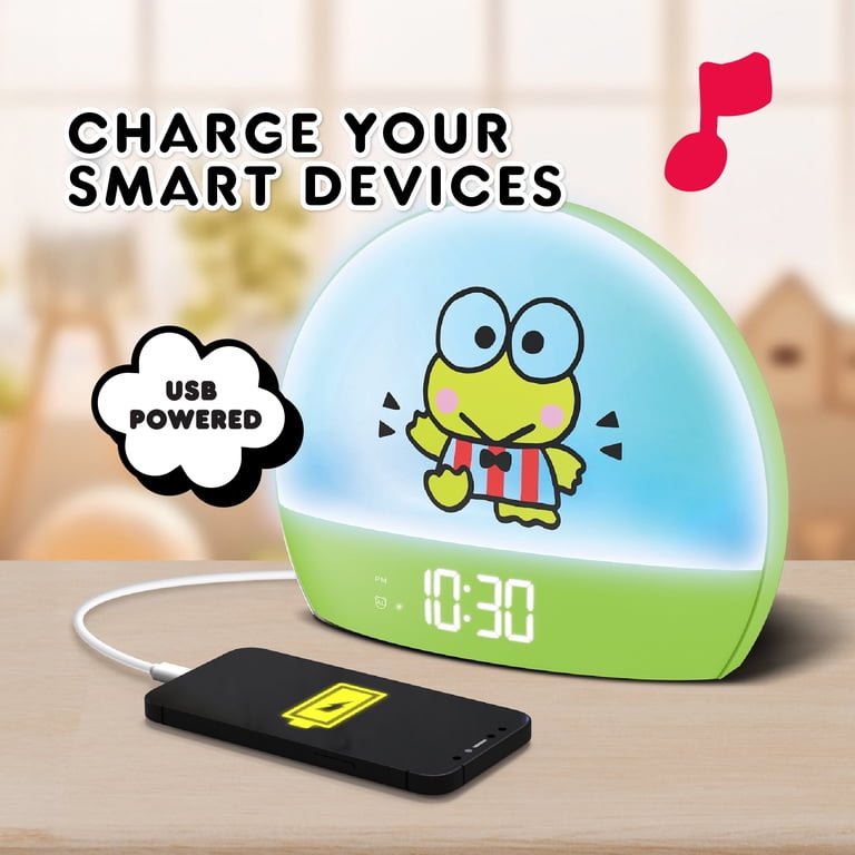 Hello Kitty, Keroppi Sunrise Alarm Clock, RGB Night Light