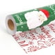 thumbnail image 1 of Rollo de papel de regalo, 43 x 10 m, diseño de Papá Noel, color verde, 1 of 7