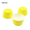 thumbnail image 3 of Toystoory 50 Uds. De vasos para helado de 200ml, cuencos para postre, yogurt congelado, recipientes para comida para llevar, magdalenas, Herramientas y accesorios para hornear Punto/Amarillo, 3 of 6