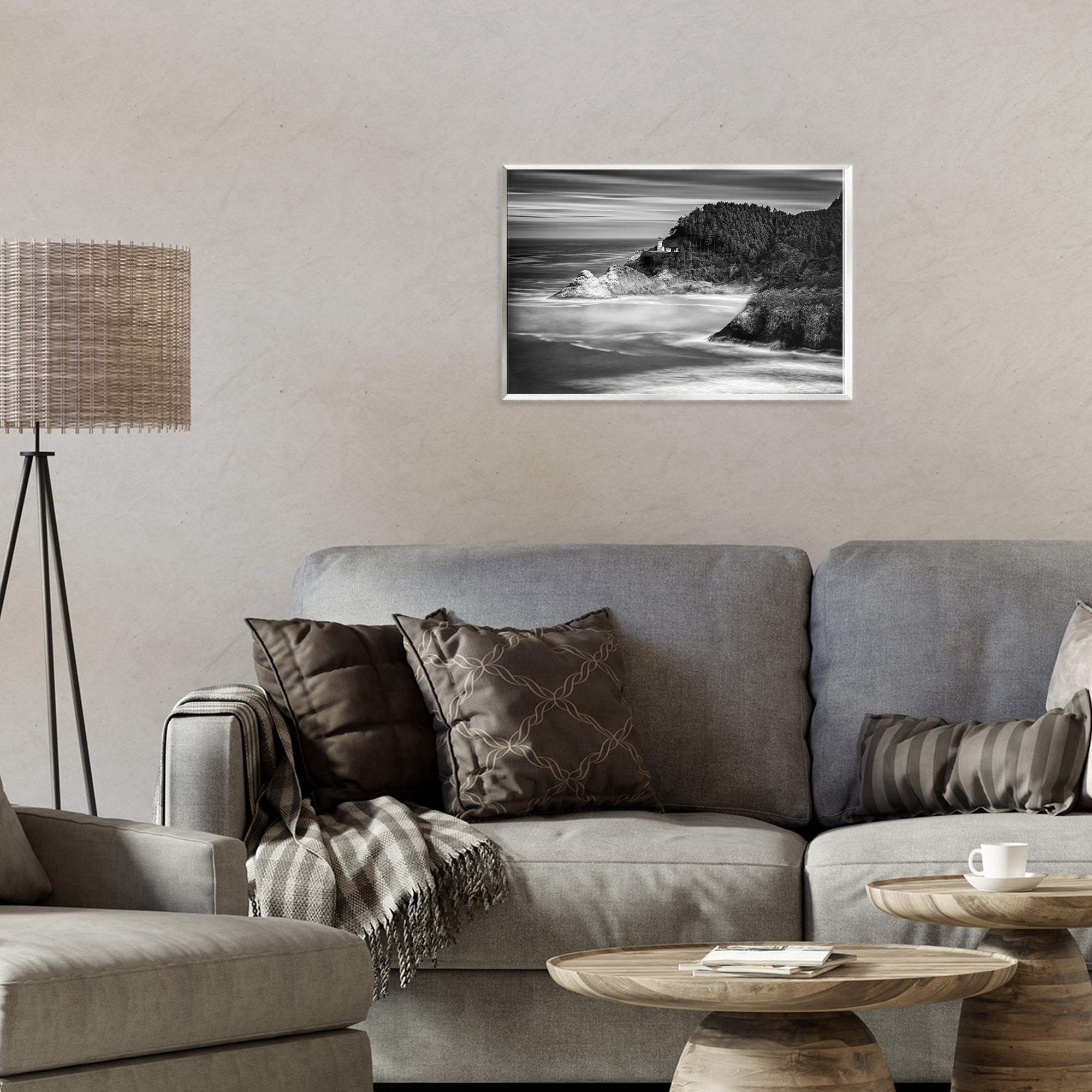 Stupell Industries Perched Above The Pacific Wall Plaque Art, design by Rick Berk