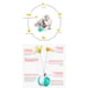 thumbnail image 2 of Juguete interactivo rosa para gatos - Balanceo equilibrado - Bola giratoria de 360 grados - Con hierba gatera - Estimula el instinto de caza - Atractivo juguete de entrenamiento para gatos, 2 of 5