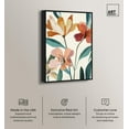 thumbnail image 3 of Art Remedy Pastel Color Florals Canvas, 24" x 36", Black Frame, Poetry of Flowers II, 3 of 7