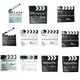 thumbnail image 2 of Matsuzay Clapperboard de película, accesorio, placa de aviso, patrón impreso, madera resistente, grabación de vídeo, Director, claquetas, Electrónica Blanco/S 20*20CM, 2 of 6