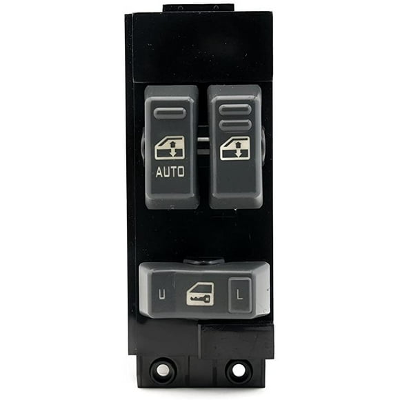 Master Power Window Switch, Gray - Driver Side Door - Compatible with Chevy Silverado and Sierra 1500, 2500, 2500 HD,