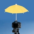 thumbnail image 6 of Rushawy 10.6" Umbrella for Camera with Hot Shoe Mount Accessory Versatile Waterproof Yellow, 6 of 9