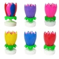thumbnail image 4 of Vela de pastel - Velas de loto giratorias electrónicas - Doble capa (color) Tmvgtek Oficina Multiescena Multifunción, 4 of 8