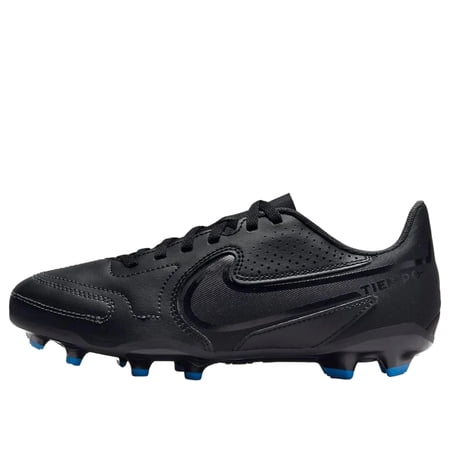 Nike Tiempo Legend 9 Club Jr FG/MG Black / Black - Summit White - Photo Blue DA1331-001 Pre-School Size 2
