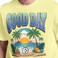 thumbnail image 4 of Men's Margaritaville Yellow Pittsburgh Steelers Good Day T-Shirt, 4 of 4