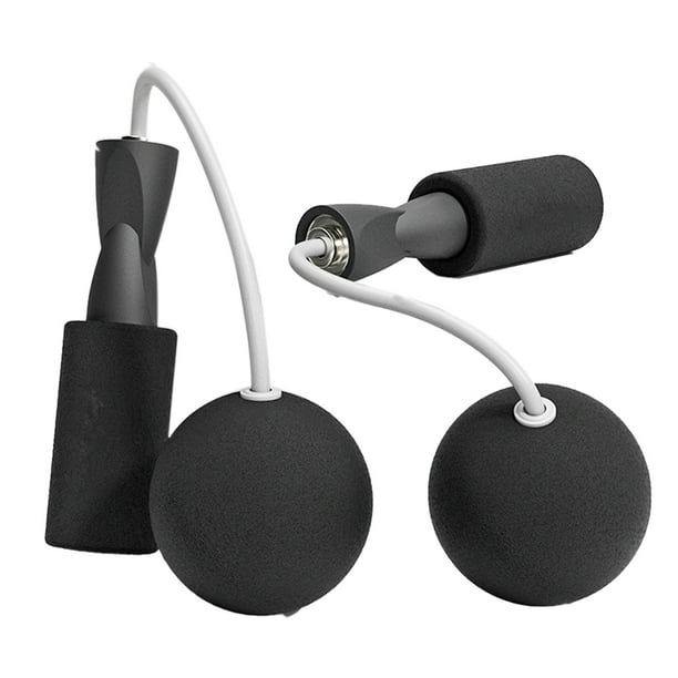 Cuerda para saltar, cuerda de entrenamiento sin cuerda para fitness, cuerda para saltar ajustable con peso inalámbrica para hombres, mujeres y niños