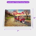 thumbnail image 5 of Be My Valentine's Mastiff Truck Full of Love Flower Balloon 7x5in Folded Greeting Card Mastiffs Dog Lover Gifts Idea Single Note Card with Envelope - 02029, 5 of 5
