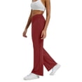 thumbnail image 6 of Kelon Wide Leg Pants for Women with Pockets High Waist Loose Sweatpants Casual Lounge Yoga Workout Palazzo 2XL, 6 of 10