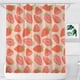 thumbnail image 1 of Cortina de ducha con diseño de fresas de KOMIKU, color rosa, moderna y minimalista, para el baño, decoración de bañera, cortina de ducha con diseño de fresas, de secado rápido, lavable, tela de, 1 of 6