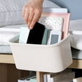 thumbnail image 2 of Bedside Hanging Storage Basket - Compact Plastic Organizer for Small Space Essentials Management and Bedhead Accessory Storage, 2 of 6