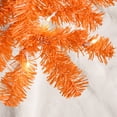 thumbnail image 6 of Best Choice Products 4ft Prelit Colored Christmas Tree, Artificial Tree Holiday Decor w/ LED Lights - Orange Tinsel, 6 of 9