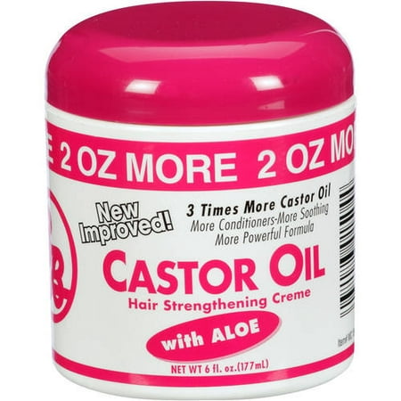 BB Castor Oil Hair Strengthening Creme, 6.0 Fl Oz