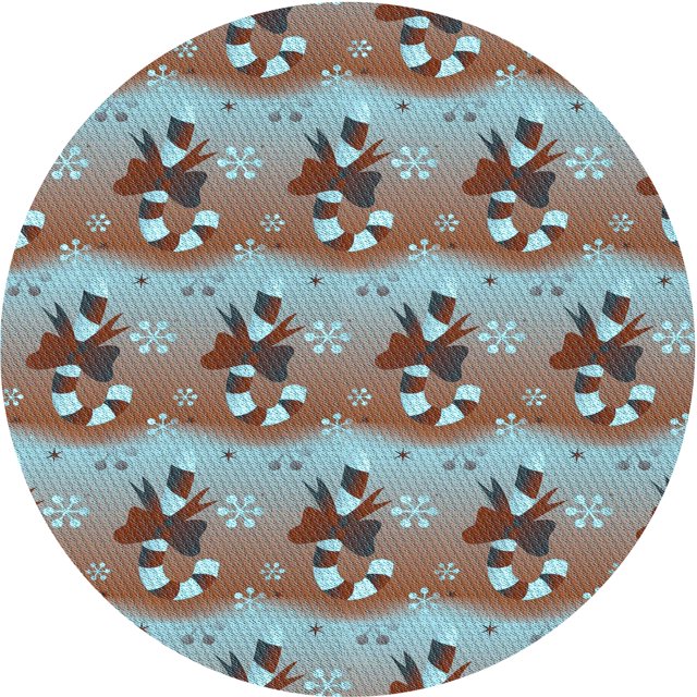 Ahgly Company Tapis d'Intérieur Rond Lavable en Machine Brun Terre de Sienne Transitionnel, 4 Pieds Rond