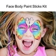 thumbnail image 3 of Face Body Paint Sticks Kit, Quick Drying Face Body Makeup Crayons  For Cosplay For, 3 of 8