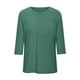 thumbnail image 5 of Blusas,Camiseta de manga larga estampada para mujer, blusa de poliéster, top informal holgado, camisa de cuello redondo para uso diario, sopatenor, 5 of 9