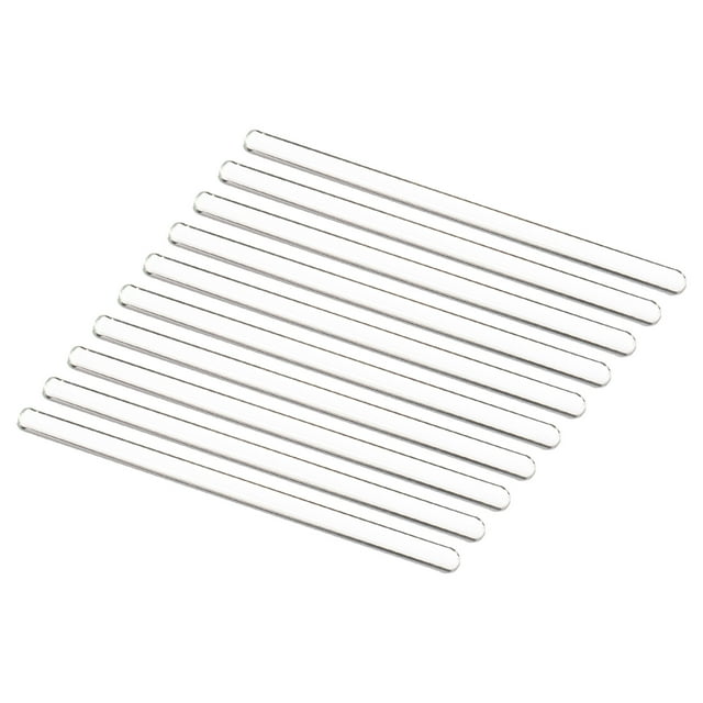 Unique Bargains 3.3 Borosilicate Glass Stick 5.91' Length 8mm Dia Stir Rod Round for Lab Kitchen Science 10Pcs