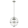 thumbnail image 6 of Kassian 1-Light Satin Nickel Pendant, 6 of 7