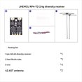 thumbnail image 3 of Receptor de Diversidad Real RX RP4-TD ELRS de 2,4 GHz para Dron RC de Alcance con Visión en Primera Persona, 3 of 5