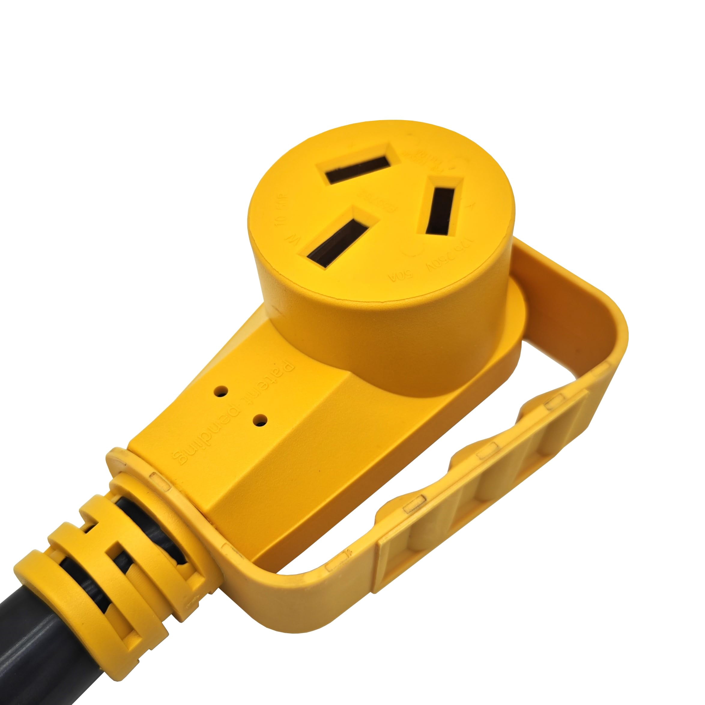 Parkworld NEMA 10-50 Extension Cord for Industrial Range, Stove, Oven and EV Charger, 3-Prong, 6 Gauge, 6 AWG/3C, 50 AMP, 250 Volts, 12500 Watts (6FT)