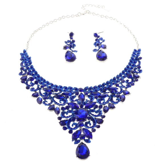 Rhinestone Necklace Set