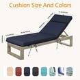 thumbnail image 2 of FKS LIFE Chaise Lounge Cushion 70x22.3x3.4 Inch Outdoor Lounge Chair Cushions, Lounger Pad Replacement with Fade-Resistant, Removable & Machine-Washable Covers, Ideal for Patio Chaise Chairs, 2 of 8