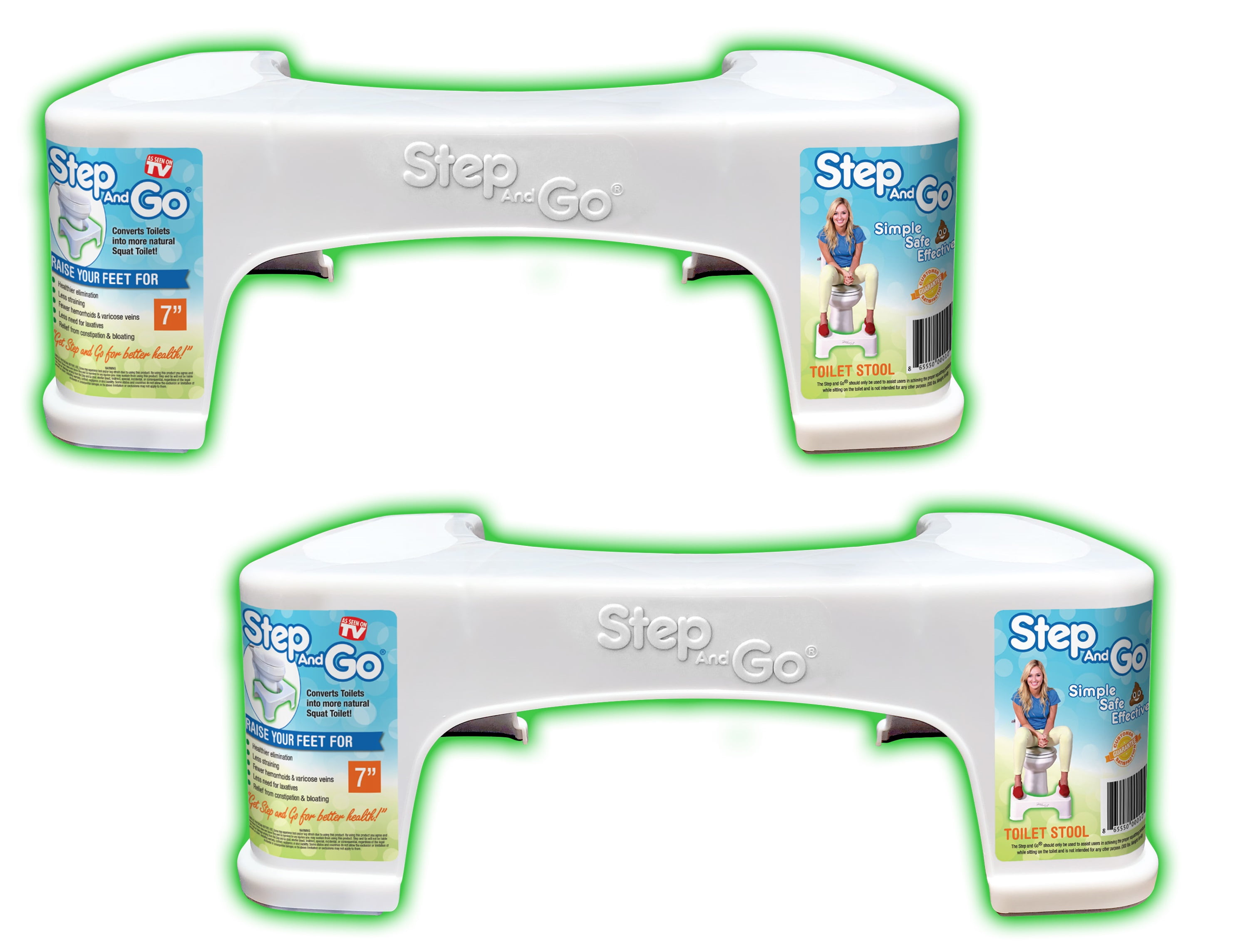 Step and Go 7' Toilet Aid (Double Pack)